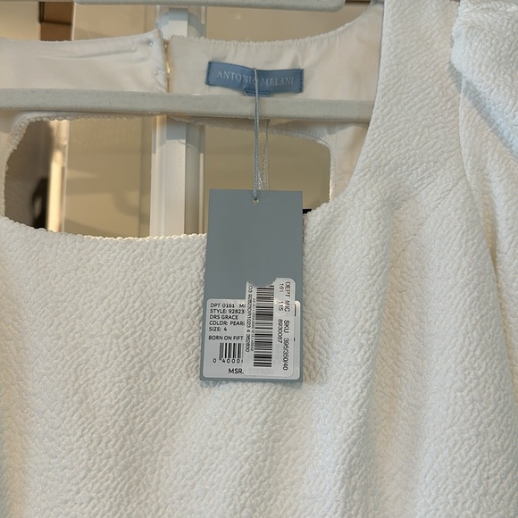 Antonio Melani x Born on Fifth Grace Long Sleeve Bow Detail Dress Size 4 NWT - Picture 4 of 9